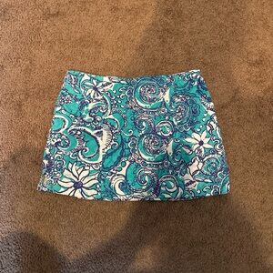 Lilly Pulitzer Seafoam‎ green Montauk skort womens size 4